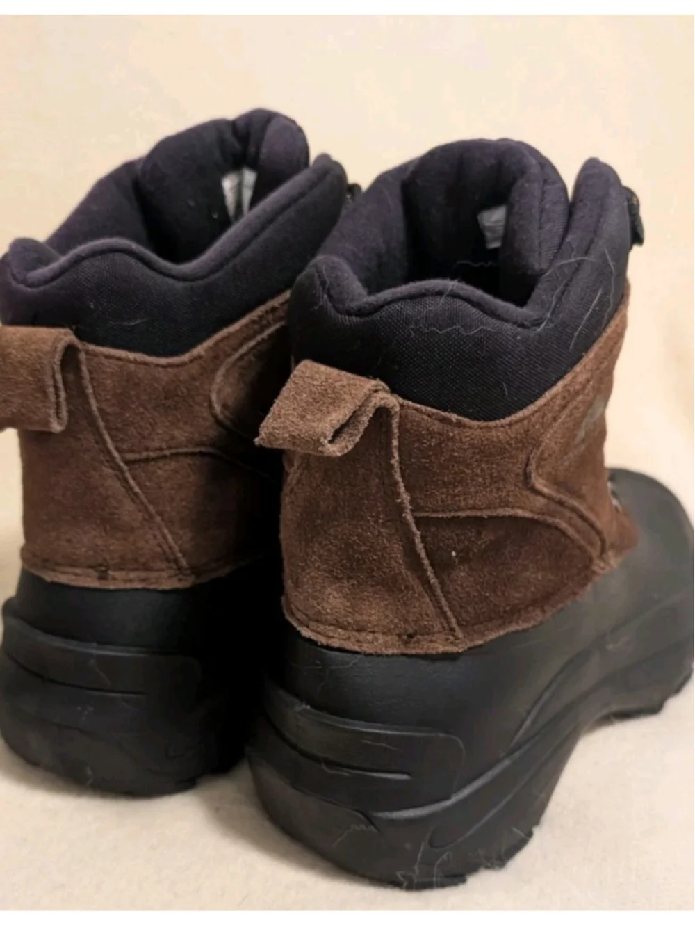 Ozark Trail Thinsulate Winter Pac Boots US Men's Size 11 Black Brown F127